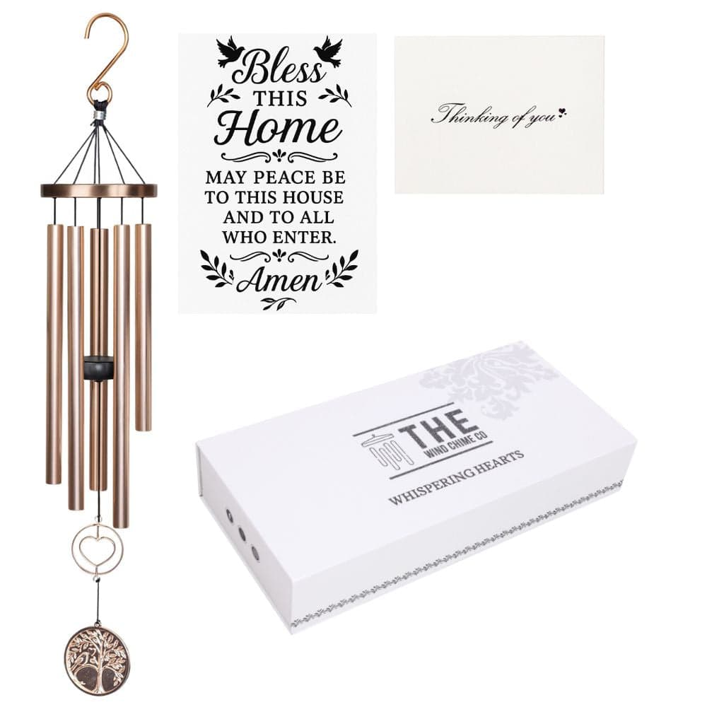 Personalized memorial wind chime from The Wind Chime Co