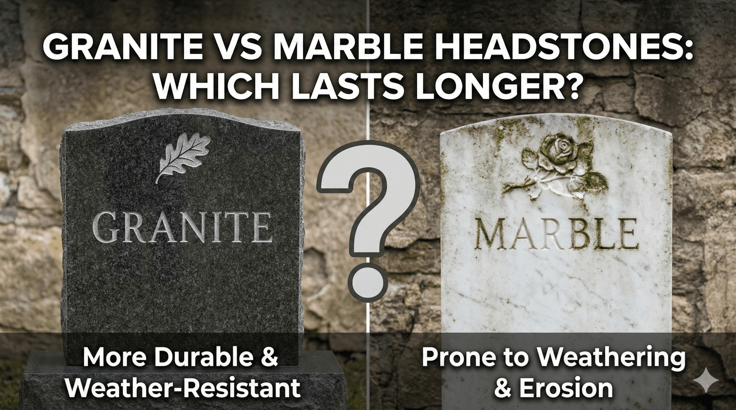Granite vs Marble Headstones: Which Lasts Longer?